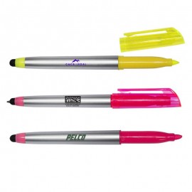 Personalized Highlighter Pen with Stylus