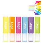 Colorful Fluorescent Barrel Broad Tip Secented Highlighter Marker with Logo
