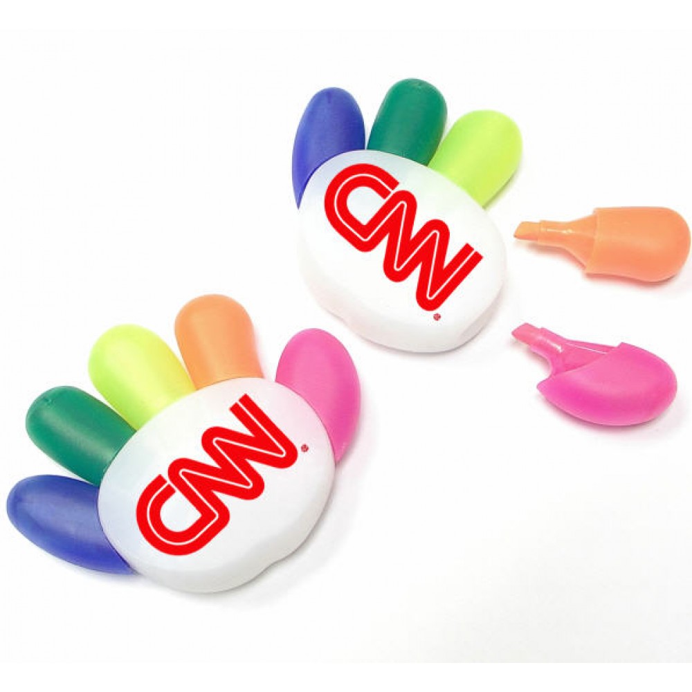 Logo Printed Hand Shape Highlighter Logo Printed Hand Shape Highlighter