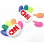 Logo Printed Hand Shape Highlighter