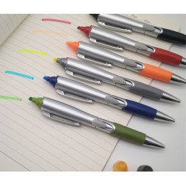Ballpoint Pen Highlighter Combo with Logo