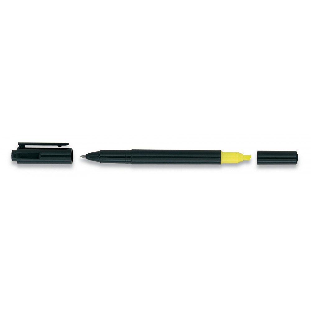 Uniball Combi Black Ball Pen/ Highlighter Custom Imprinted Uniball Combi Black Ball Pen/ Highlighter Custom Imprinted