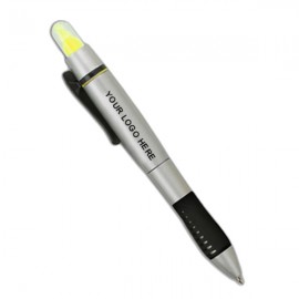 Logo Branded Twist Pen with Highlighter