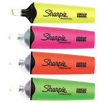 Sharpie Clearview See Through Highlighter 4 body colors with Logo