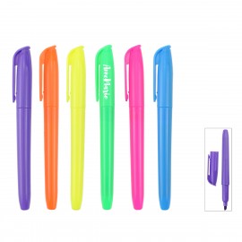Gel-pen-shaped Highlight Pen Kits (Economy Shipping) with Logo