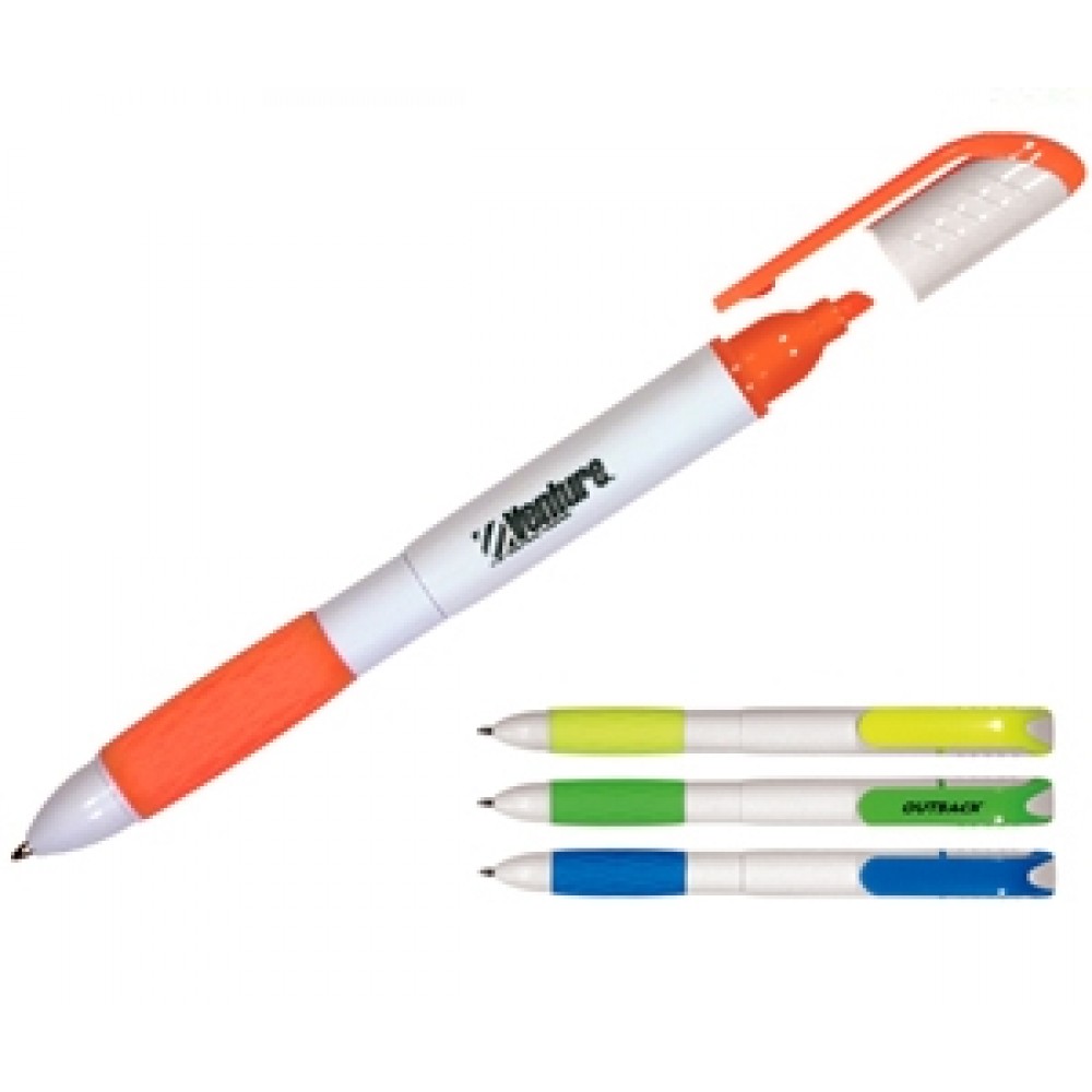 2-in-1 Pen/Highlighter Combo (Spot Color) Personalized