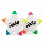 5-In-1 Star Shaped Multicolor Highlighter Marker Custom Imprinted