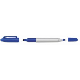 Sharpie Twin Tip Blue Permanent Marker with Logo