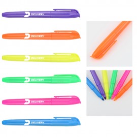 Custom Printed Stylish Marker w/ Pocket Clip  Custom Printed Stylish Marker w/ Pocket Clip