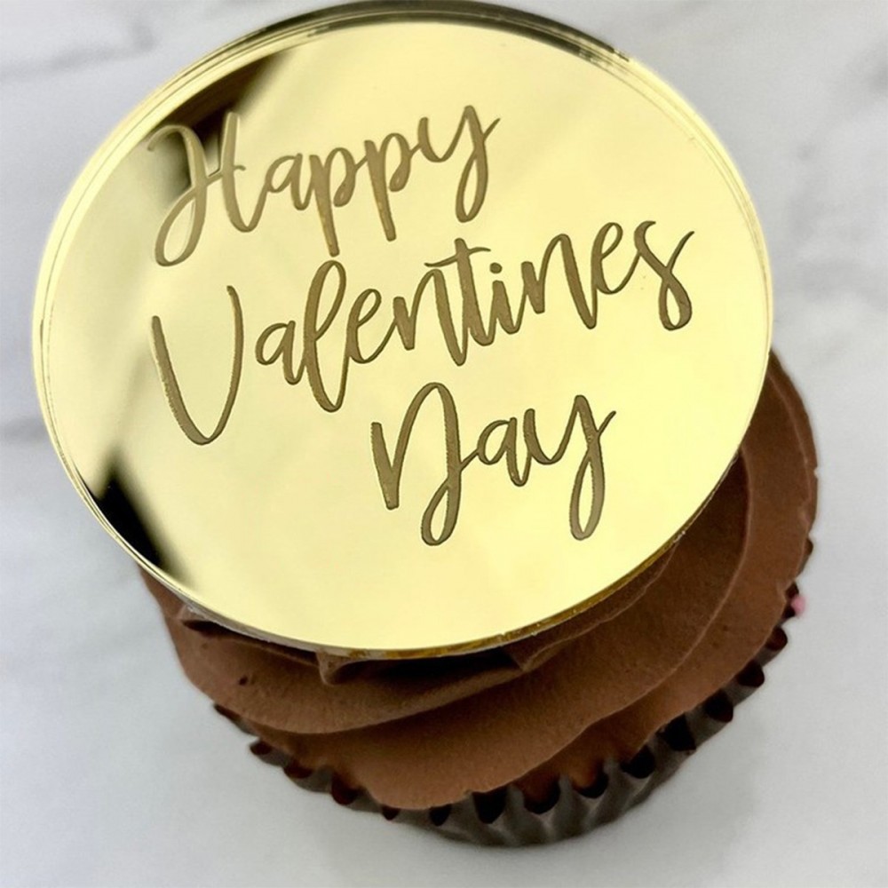 Custom Imprinted Round Shape Acrylic Insert For Cookies Cake Decoration Cake Topper Custom Imprinted Round Shape Acrylic Insert For Cookies Cake Decoration Cake Topper