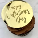 Custom Imprinted Round Shape Acrylic Insert For Cookies Cake Decoration Cake Topper