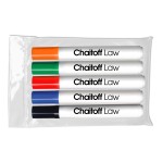 Liqui-Mark Chisel Tip Dry Erase Marker (5-Pack) Custom Imprinted