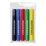 Liqui-Mark Broadline Chisel Tip Permanent Marker (5-Pack) with Logo