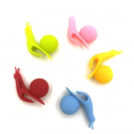 Custom Imprinted Snail Silicone Wine Glass Label