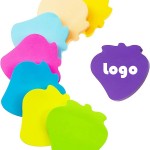 Custom Printed Fruity Strong-Grip Memo Sheets - 50 Count, Clean Removal