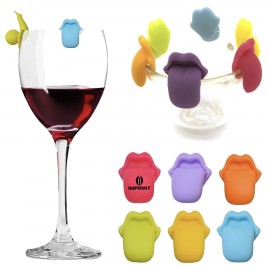 Logo Branded Wine Tongue Silicone Drink Markers