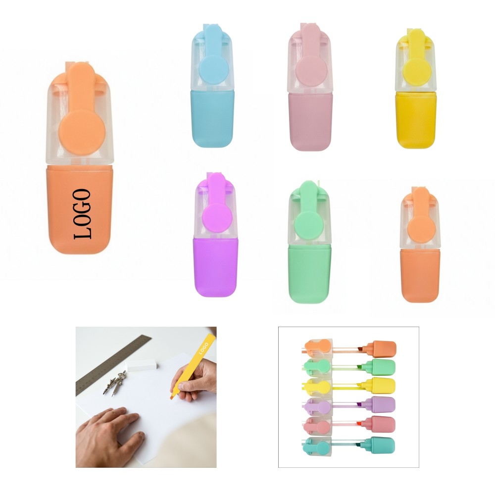 Custom Printed Milk Tea Minimalist Journaling Highlighter