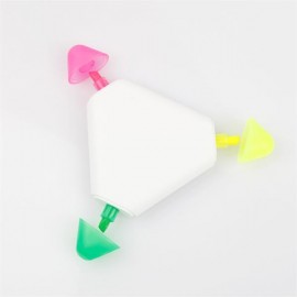 Multi Color Tri Highlighter Custom Imprinted