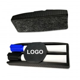 Custom Magnetic Board Eraser With Markers Set