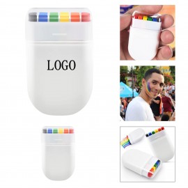 6 Color Flag Face Paint Logo Branded