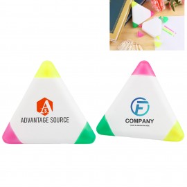 Custom Imprinted 3-in-1 Triangle Highlighter for School and Office