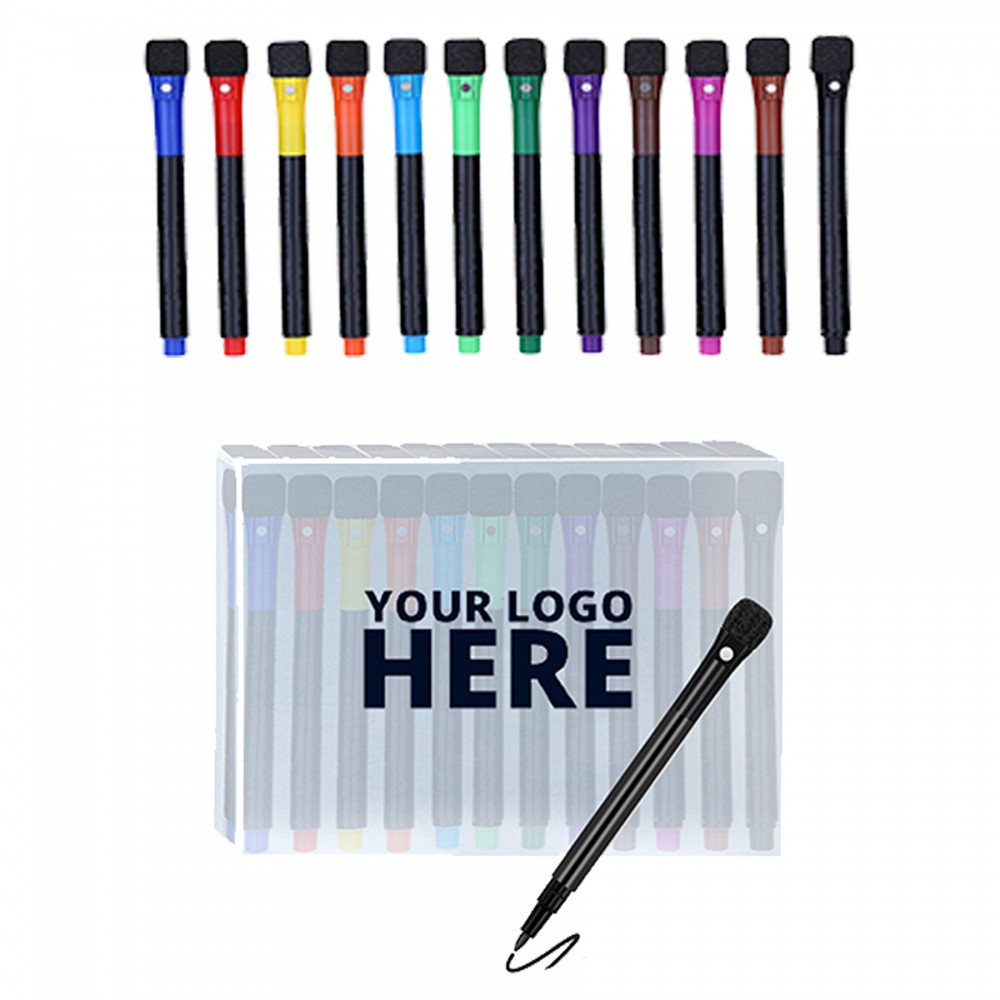 Magnetic Adsorption Whiteboard Pen Logo Branded