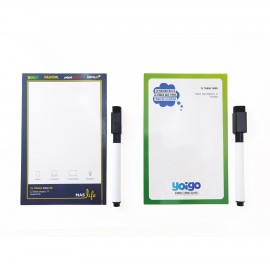 Memo Magnet Dry Erase Magnetic Board with Marker Logo Branded