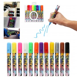 12 Pack Chalk Markers with Logo