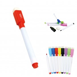 Custom Imprinted Whiteboard Markers Colorful Erasable Teacher Student Writing Pens
