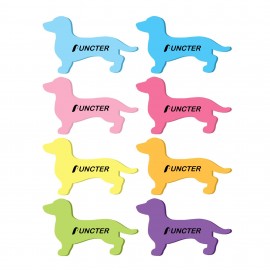 Custom Printed 50 Sheets 2.36 x 3.15 inch Adhesive Dachshund Shape Sticky Notes Notepaper
