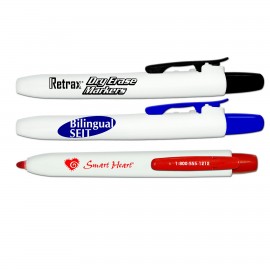 Liqui-Mark Retrax Retractable Dry Erase Marker with Logo