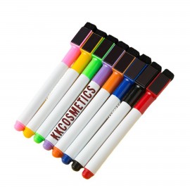 Whiteboard Erasable Magnetic Marker with Brush Logo Branded