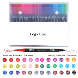 Logo Branded Dual Tip Marker