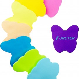 Custom Imprinted 50 Sheets 2.75 inch Adhesive Butterfly Shape Sticky Notes Notepaper