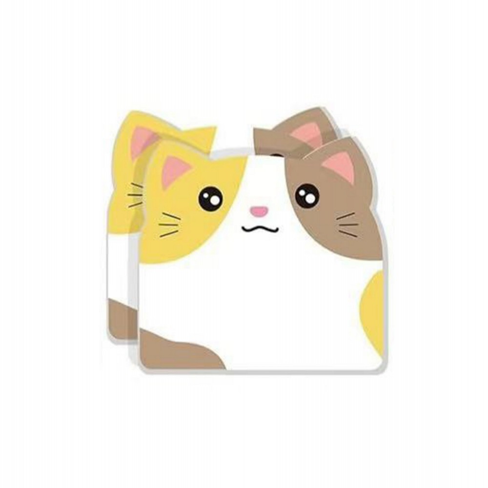Custom 30 Sheets Cute Cat Post Notes Sticky Notes Logo Branded Custom 30 Sheets Cute Cat Post Notes Sticky Notes Logo Branded