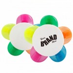 Logo Branded Multi-Color Floral Stationery Highlighter Pen