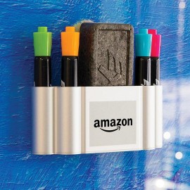 Custom Printed Aluminum Magnetic Marker Holder Sets  Custom Printed Aluminum Magnetic Marker Holder Sets