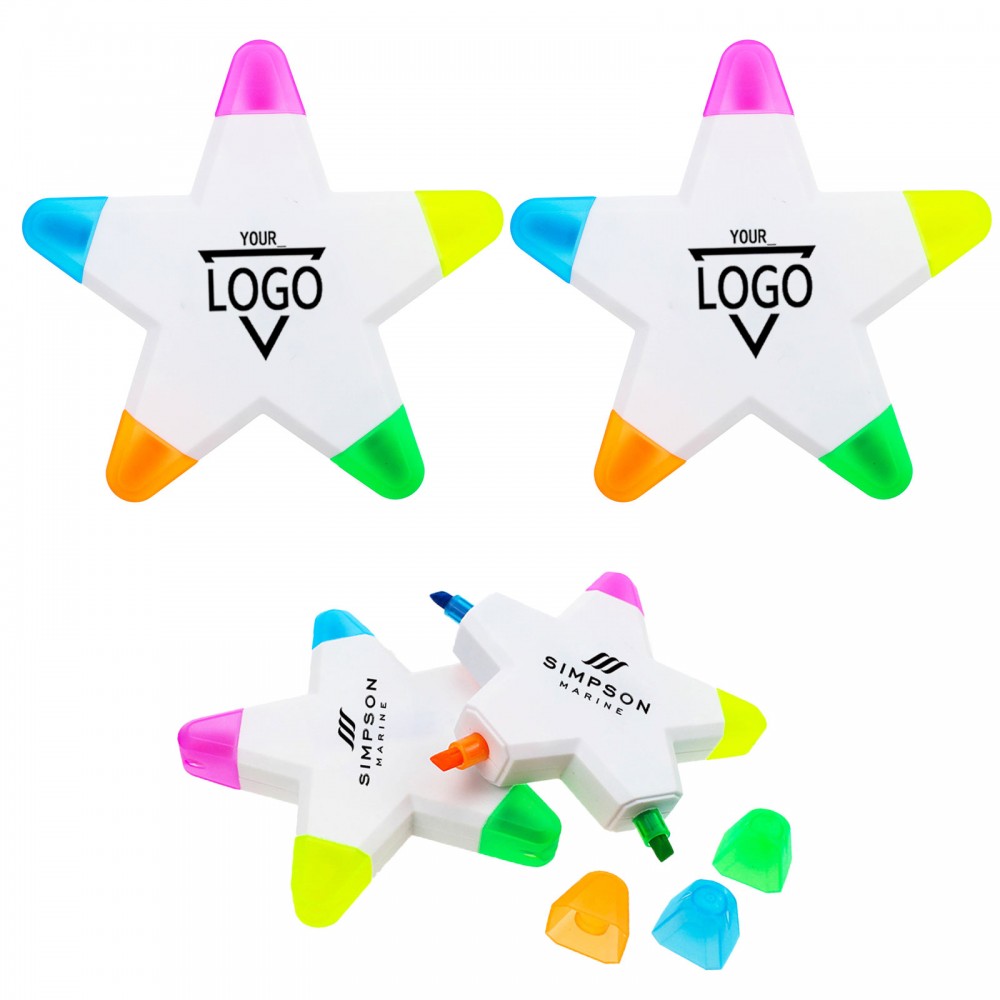 Star Shape Highlighter Custom Imprinted Star Shape Highlighter Custom Imprinted