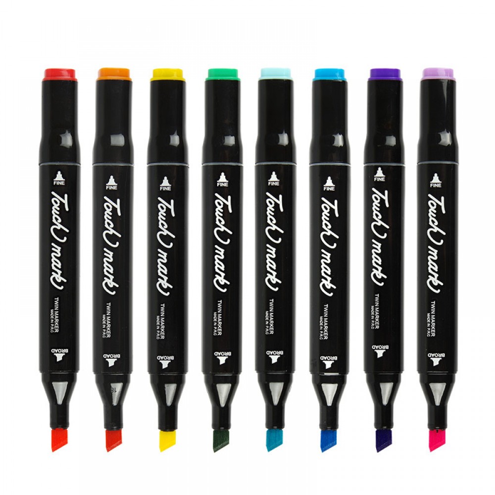 Double Tipped Coloring Marker Custom Imprinted