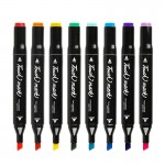 Double Tipped Coloring Marker Logo Branded
