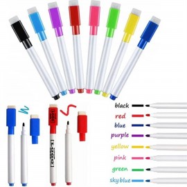Custom Printed Dry Erase Marker with Built-in Eraser