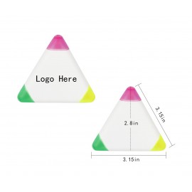 Triangle Highlighter Marker Logo Branded