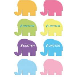 50 Sheets 2.36 x 3.15 inch Adhesive Elephant Shape Sticky Notes Notepaper Custom Imprinted  50 Sheets 2.36 x 3.15 inch Adhesive Elephant Shape Sticky Notes Notepaper Custom Imprinted