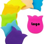 Custom Imprinted 50 Sheets 2.75" Adhesive Tulip Shape Sticky Notes Notepaper