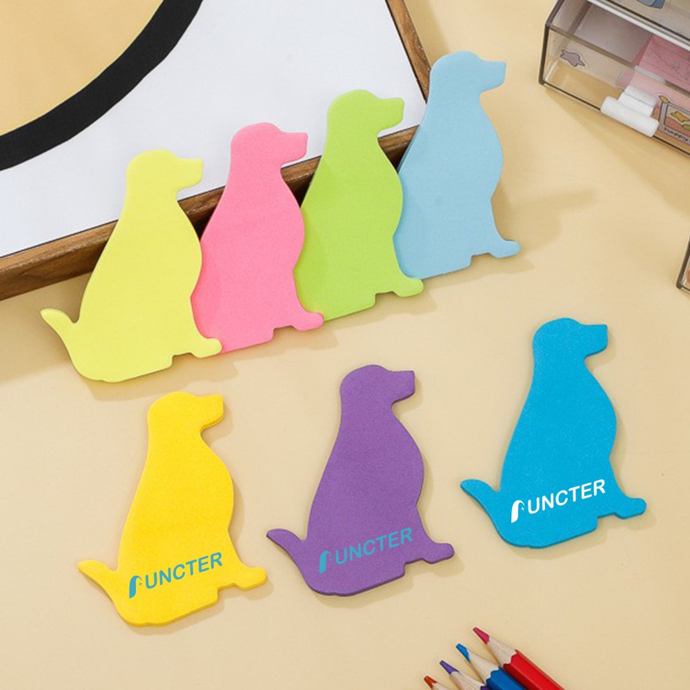 50 Sheets 2.36 x 3.15 inch Adhesive Dog Shape Sticky Notes Notepaper Custom Printed 50 Sheets 2.36 x 3.15 inch Adhesive Dog Shape Sticky Notes Notepaper Custom Printed