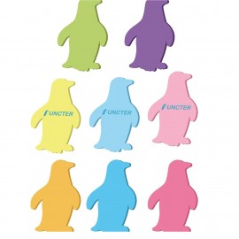 50 Sheets 2.36 x 3.15 inch Adhesive Penguin Shape Sticky Notes Notepaper Logo Branded