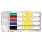 Liqui-Mark Bullet Tip Dry Erase Marker (4-Pack) Logo Branded