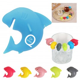 Silicone Shark Glass Identifier Custom Printed