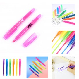 No-Bleed Bible Highlighter - Chisel Tip Dry Gel Marker for Thin Paper Custom Imprinted