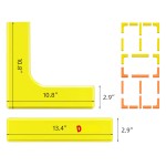 Pickleball Court Markers Kit Custom Imprinted